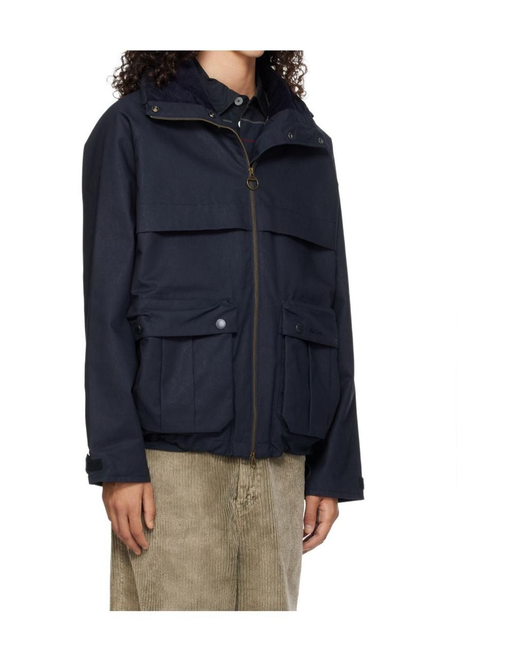 Barbour Blue Ursula Waterproof Raincoat for men