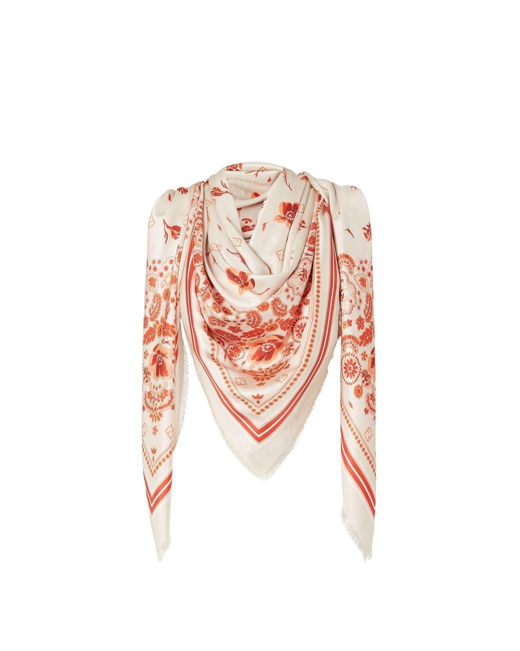 Fendi Pink Bandana Print Pareo