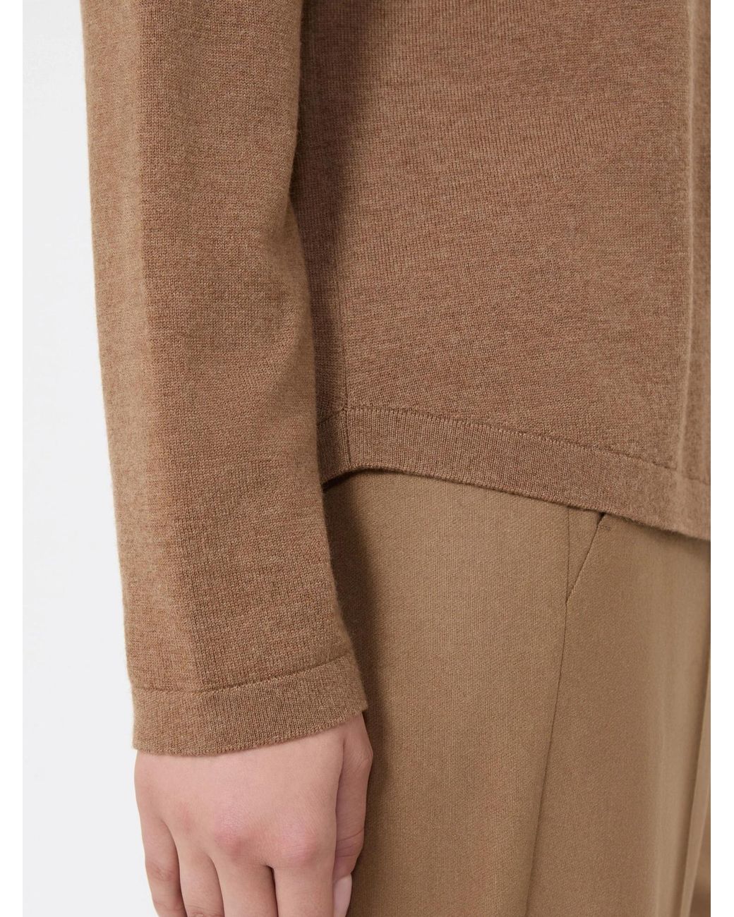 Max Mara Brown Collared Button-Up Cardigan