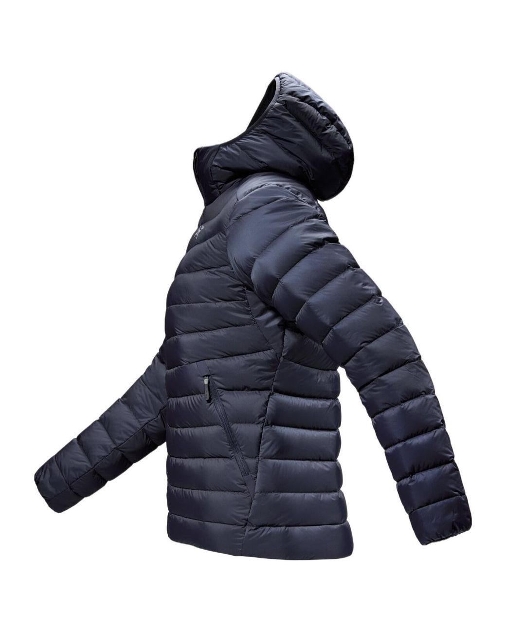 Arc'teryx Blue Cerium Hooded Down Jacket