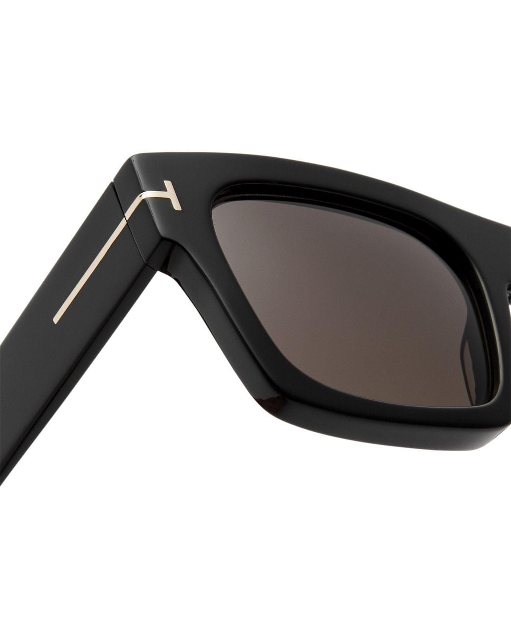 Tom Ford Gray Thick And Wide Rectangular Sunglasses for men