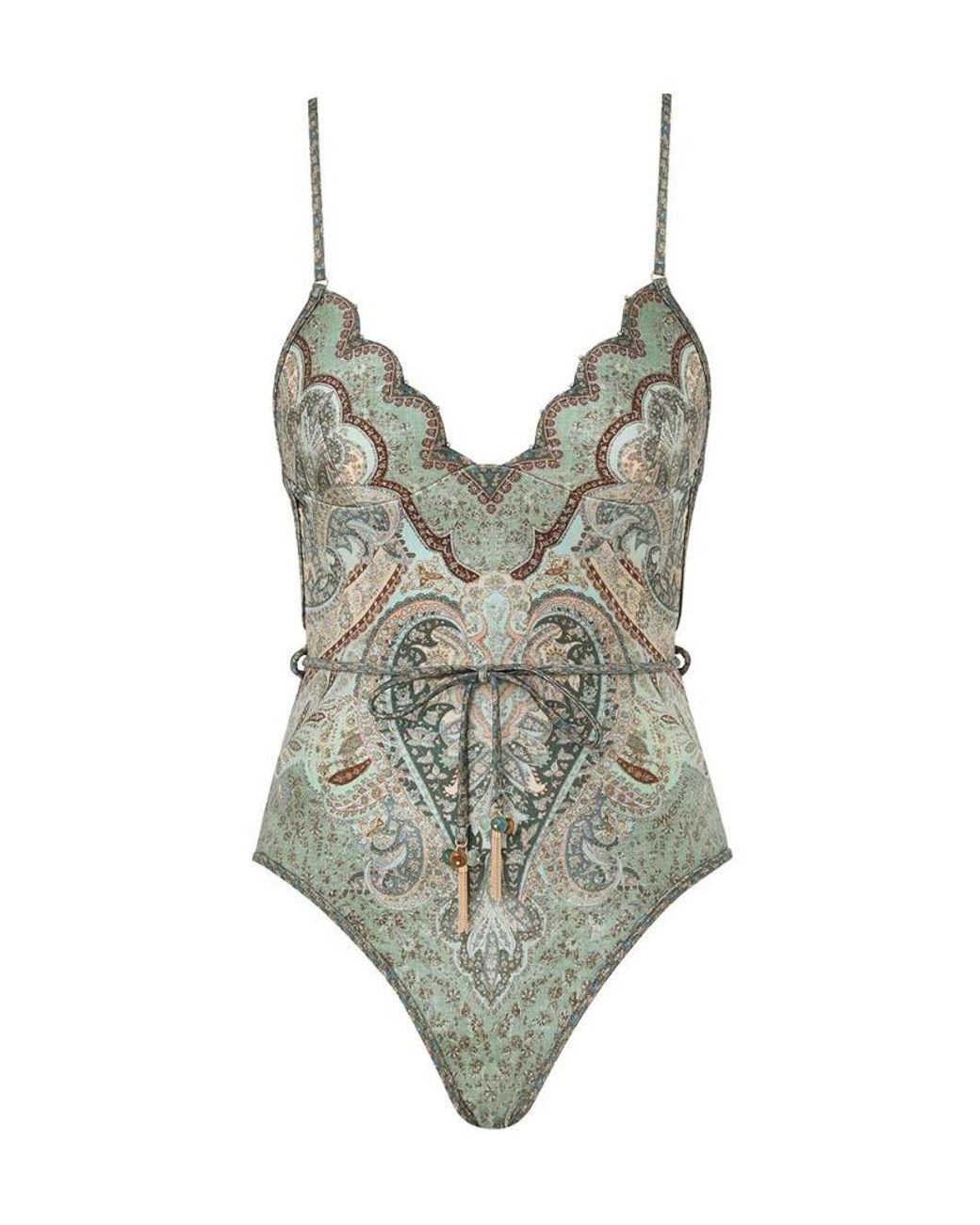 Zimmermann Green Stylish Mini Top For