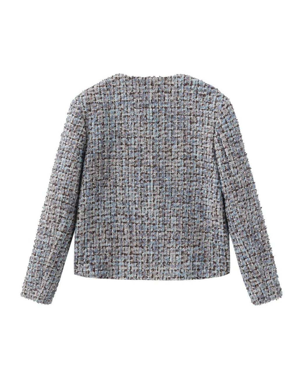 Marissa Chiara Gray V-Neck Jacket