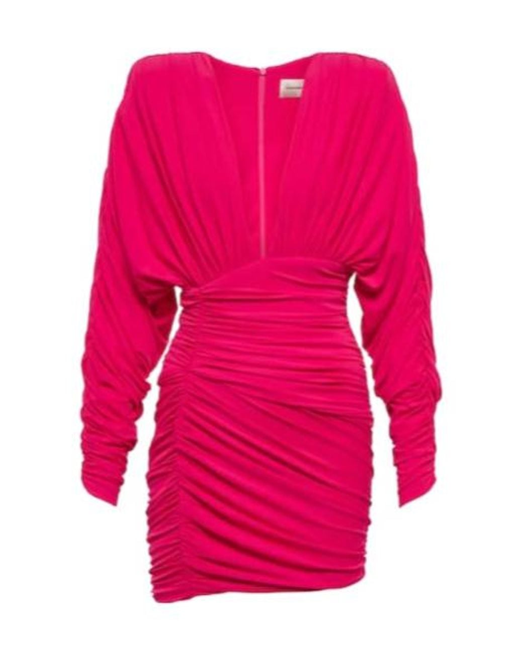Alexandre Vauthier Pink Ruched Minidress