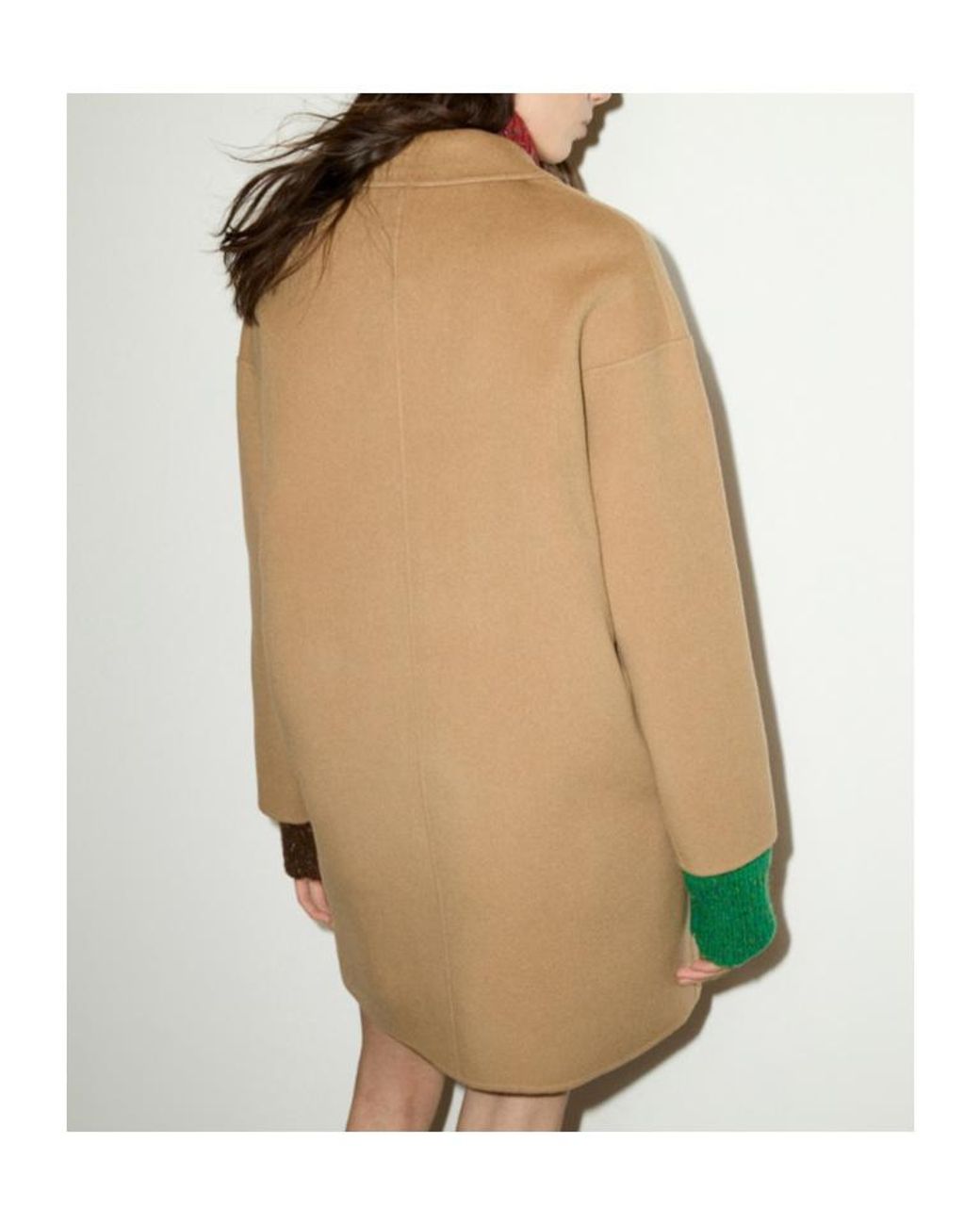 MAX&Co. Natural Double-Woven Wool Coat
