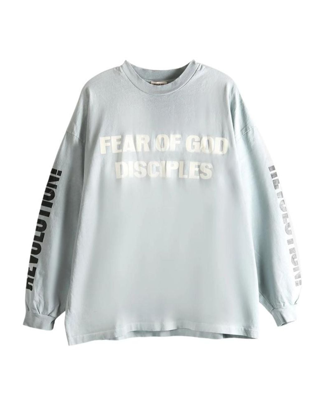 Fear Of God Blue Relaxed Disciple Long-Sleeve T-Shirt for men