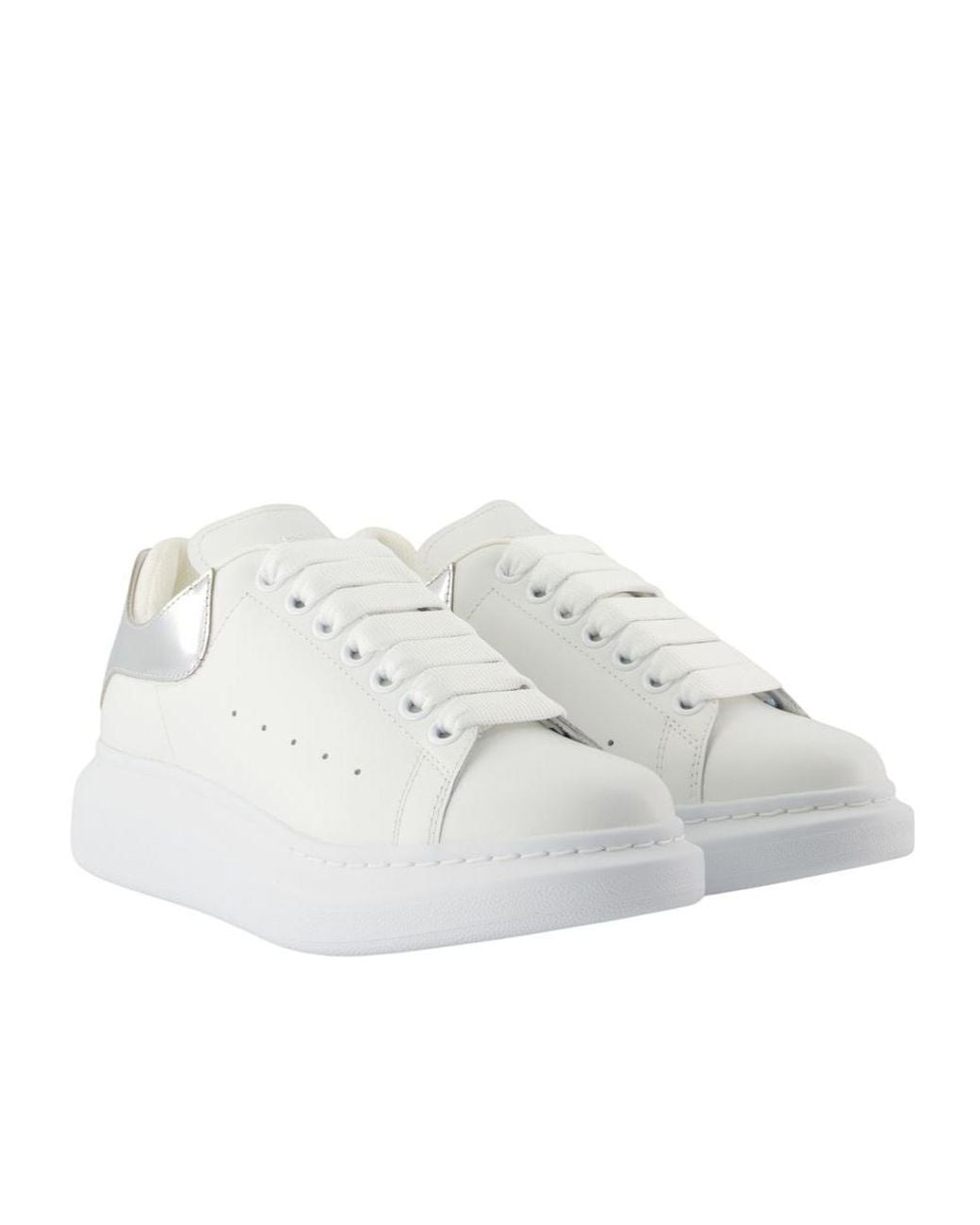 McQueen White Oversized Platform Sneakers