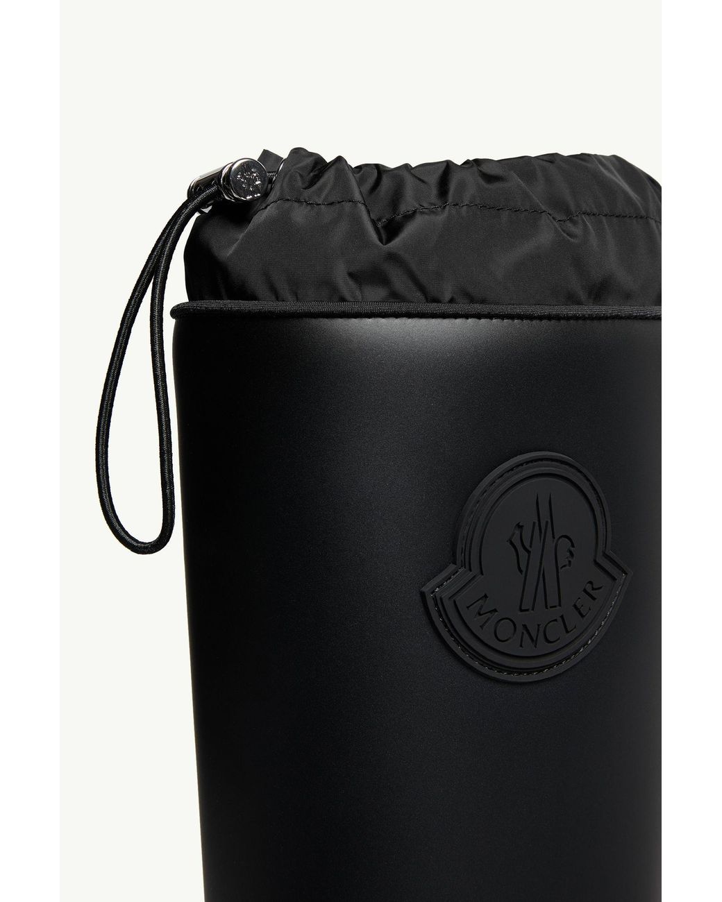 Moncler Black Kickstream High Rain Boots