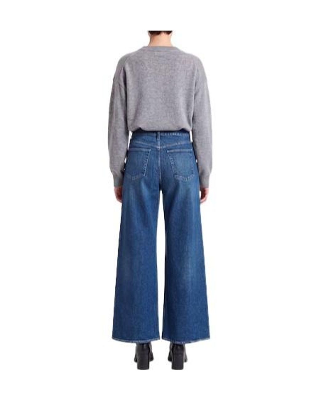 Rag & Bone Blue Dark Loose-Fit Jeans