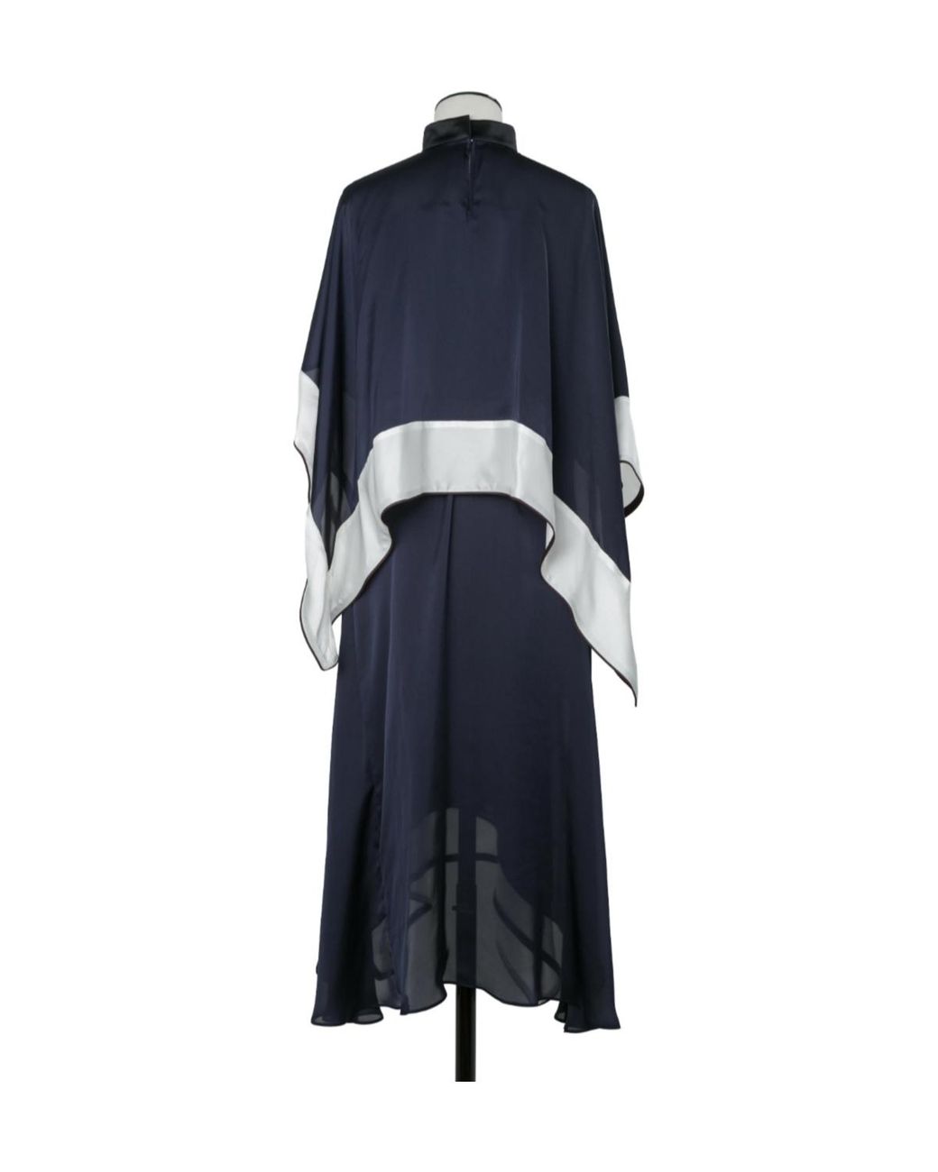 Sacai Multicolor Satin X Chiffon Dress