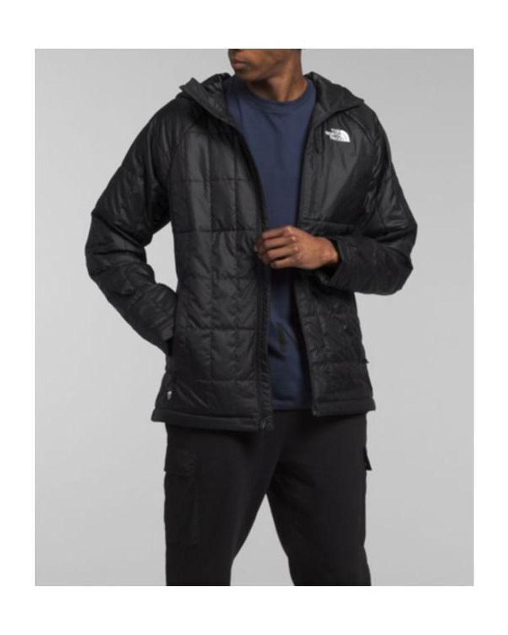 The North Face Black Hooded Jacket for men