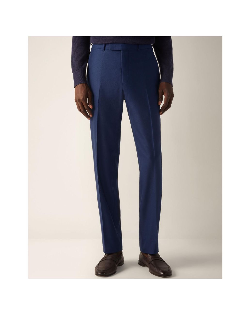 Zegna Blue Centoventimila Checked Wool Suit for men