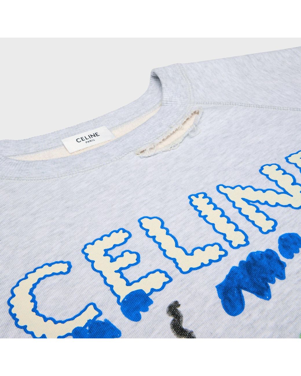 Céline White Regular Sweatshirt for men