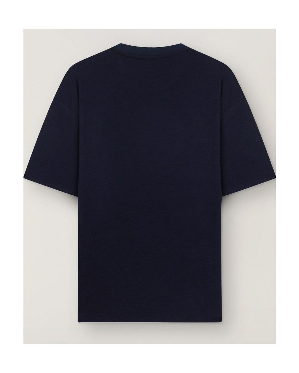 Loro Piana Blue Short-Sleeve T-Shirt for men