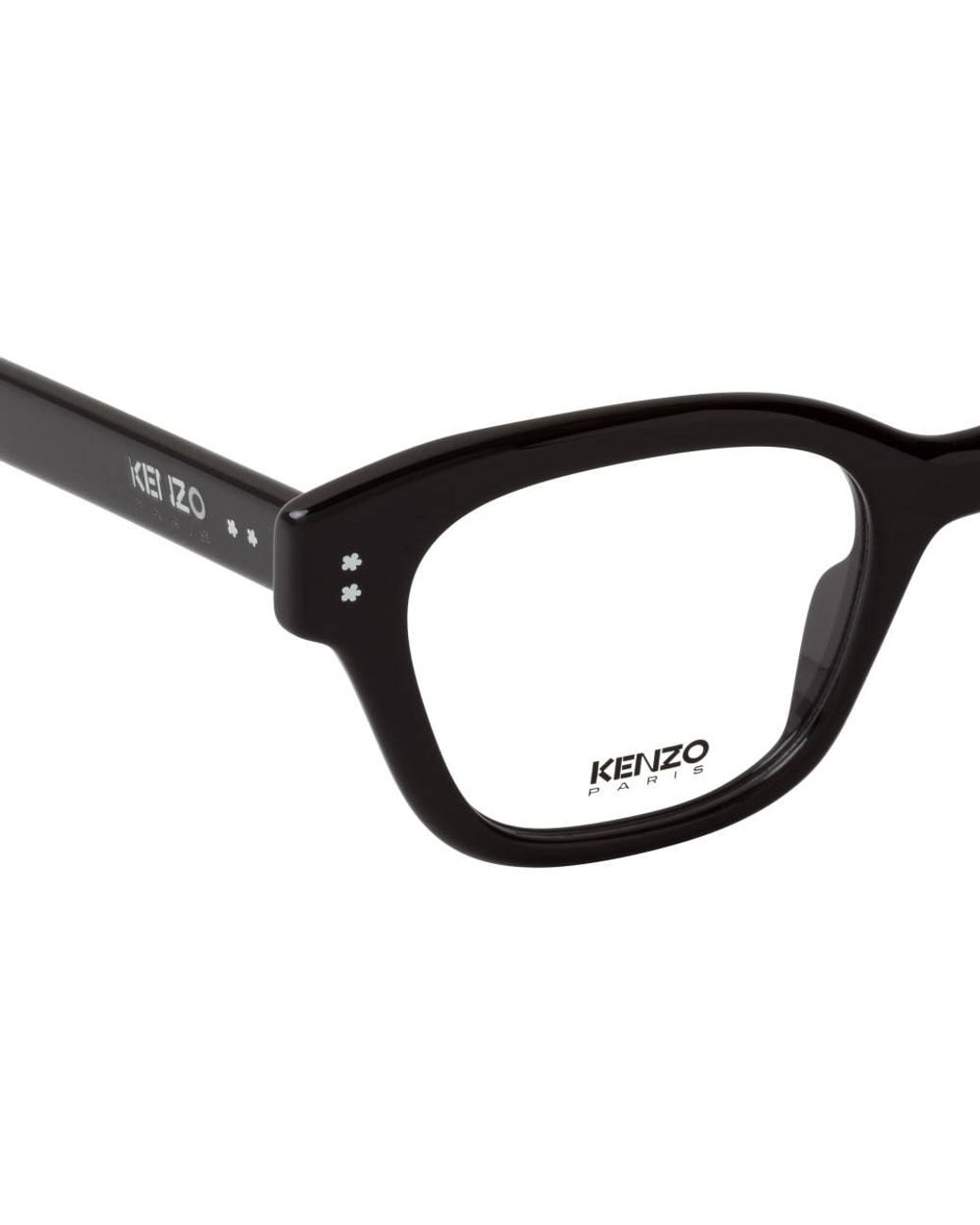 KENZO White Logo Optical Glasses for men