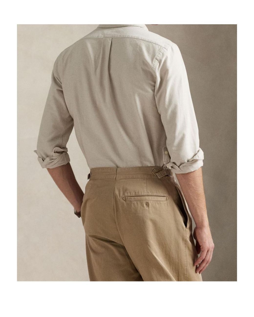 Polo Ralph Lauren White Slim Fit Oxford Long Sleeve Shirt for men