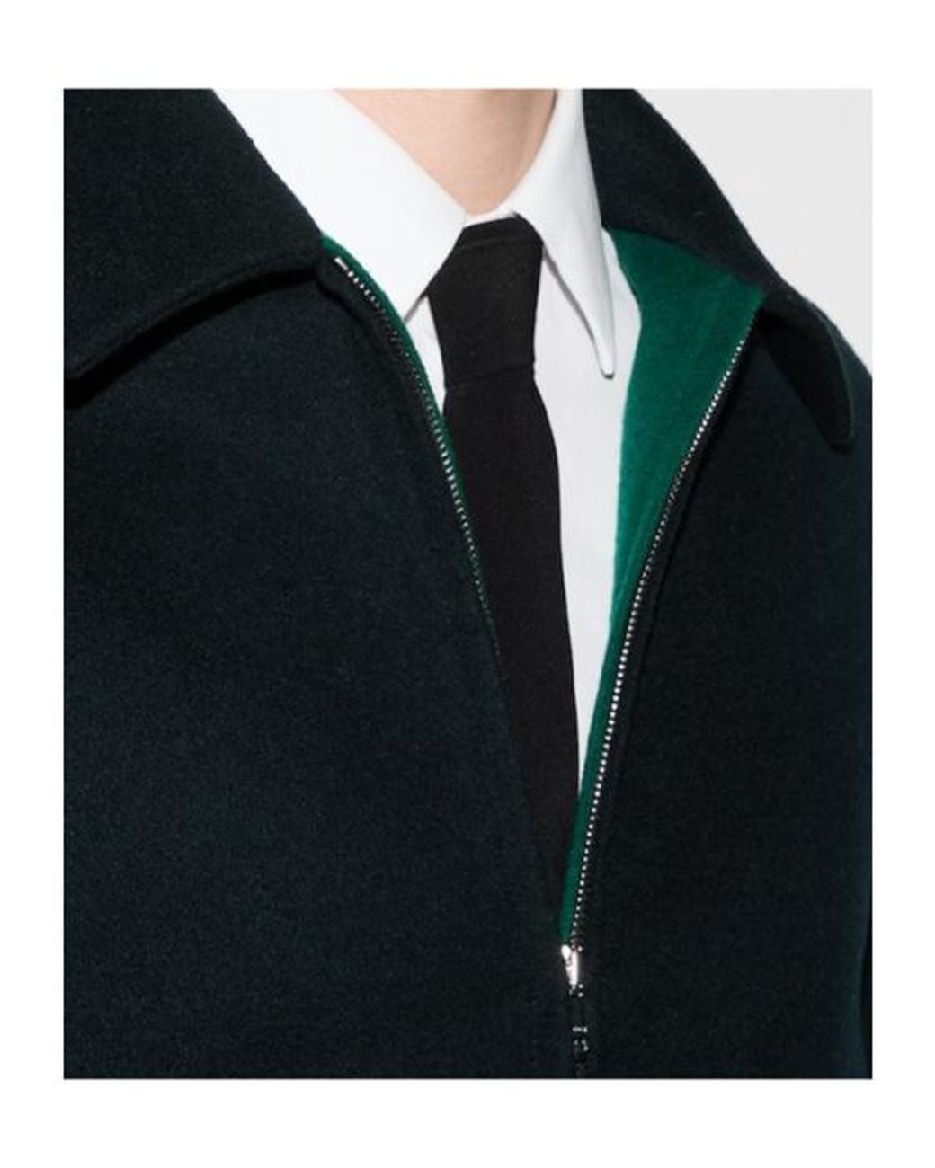 Gucci Black Jacquard Zipper Jacket for men