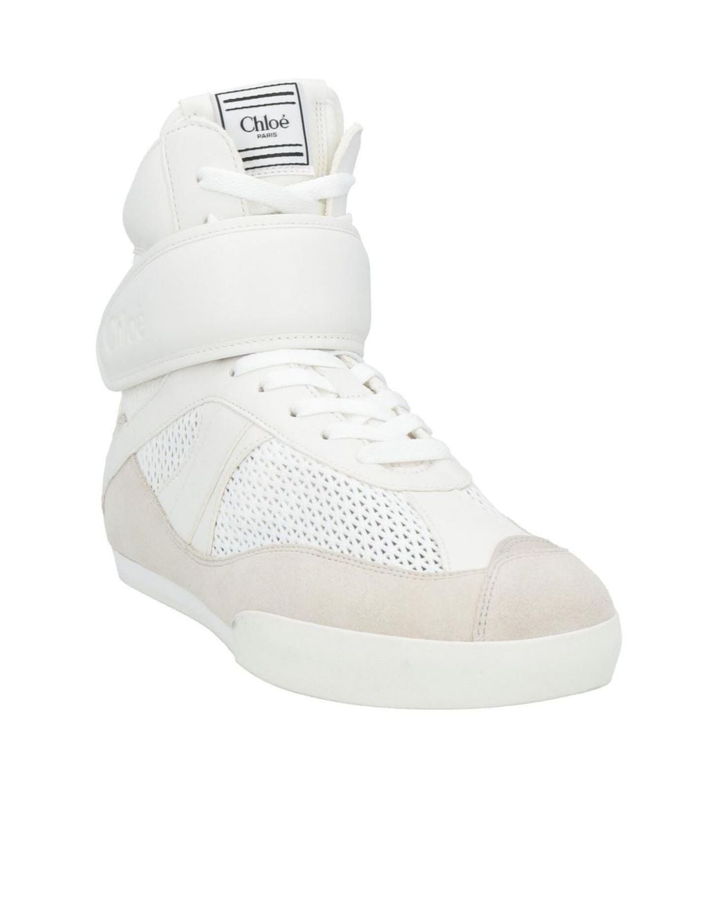 Chloé White High Top Sneakers