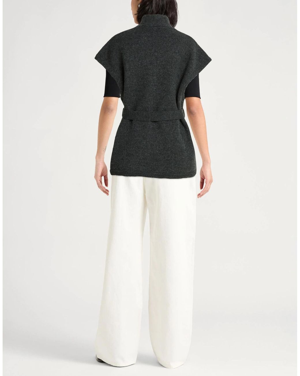 Max Mara Black Hort Sleeves Cardigans