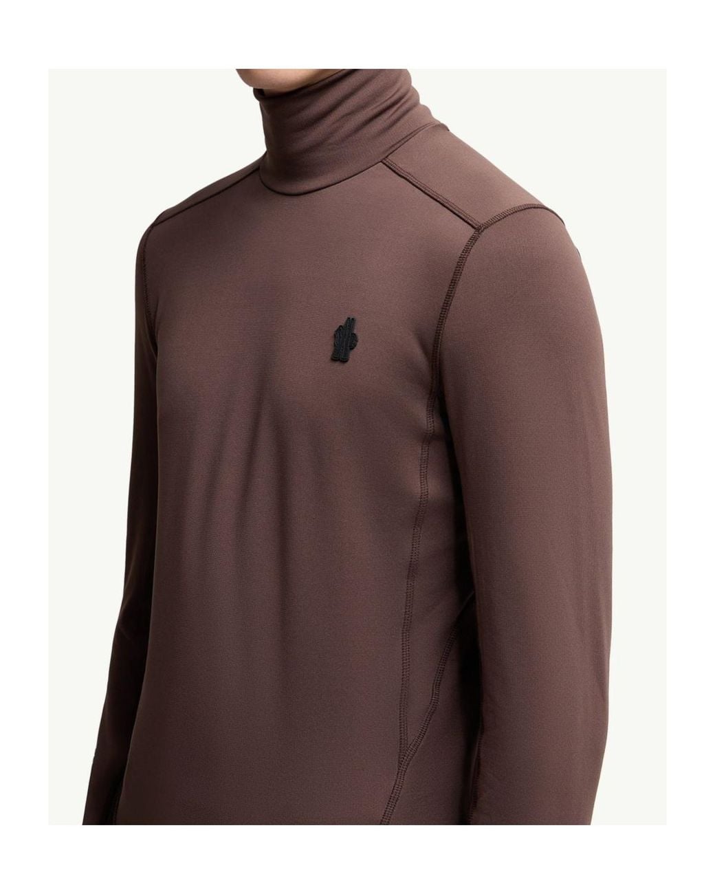 Moncler Purple Polartec Turtleneck for men