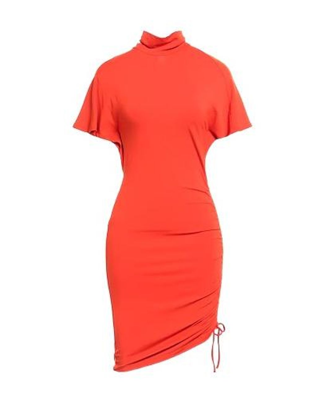 Isabel Marant Red High-Stretch Fitted Dress