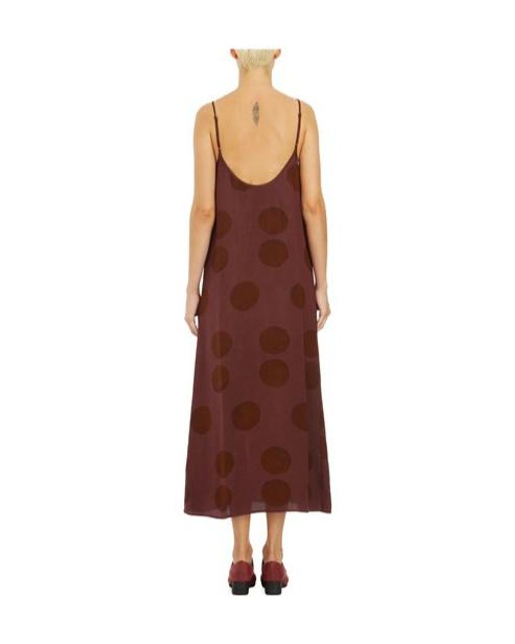 Uma Wang Brown Sleeveless Dress