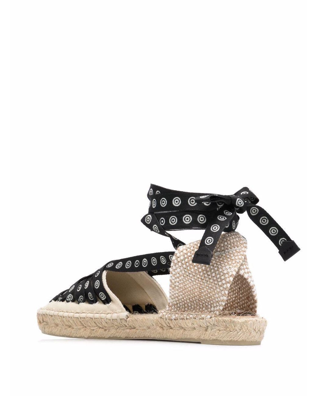 Castaner Black Logo Flats