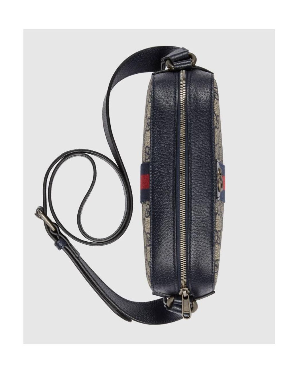 Gucci Black Ophidia Gg Monogram Shoulder Bag for men