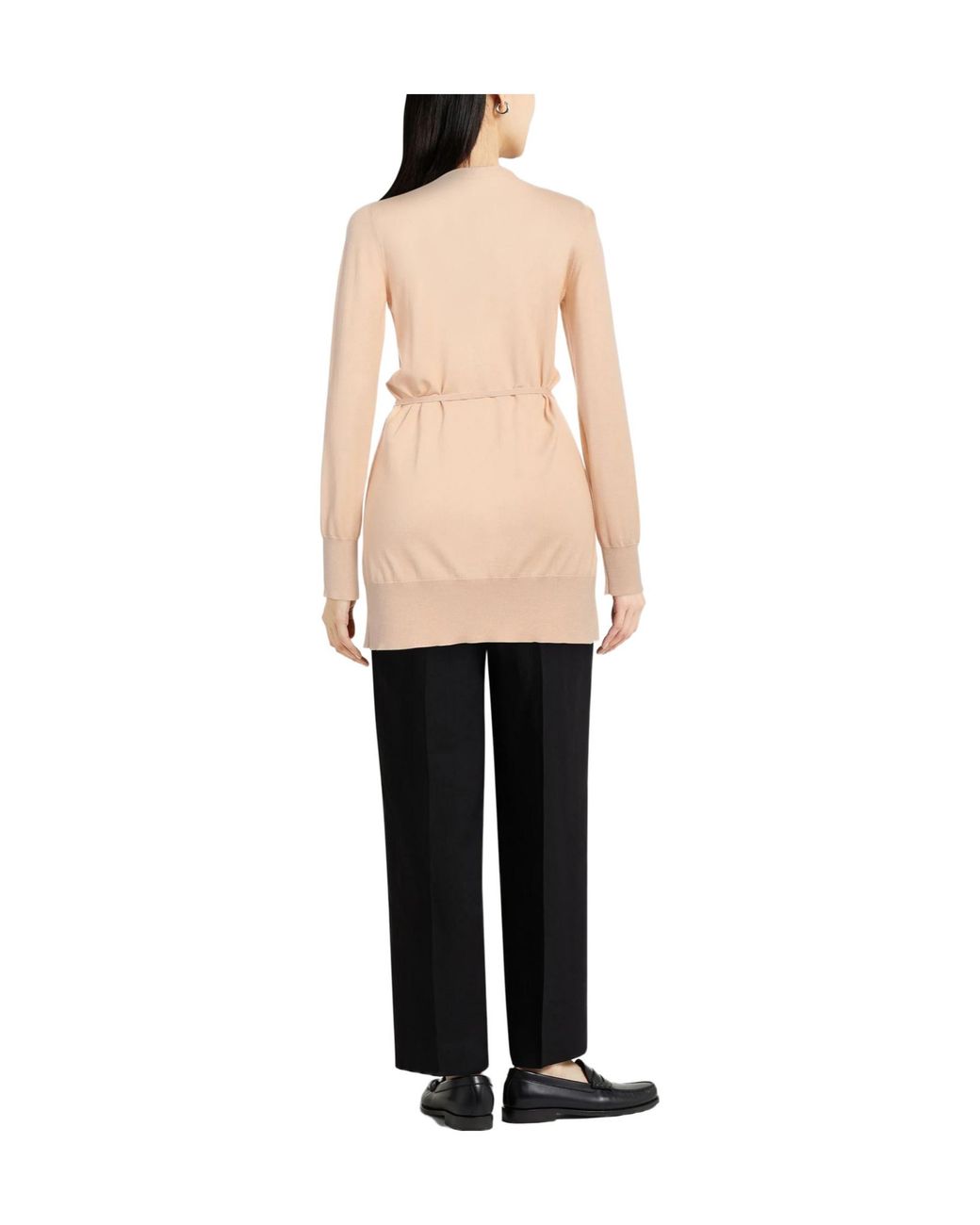 Chloé Natural Solid-Color Wool Coat