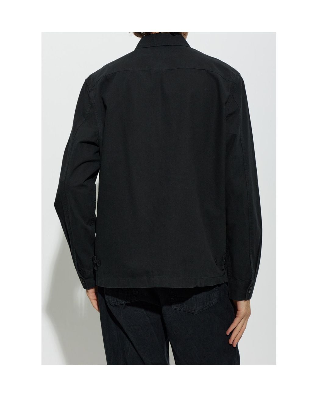AllSaints Black Long-Sleeve Casual Jacket for men