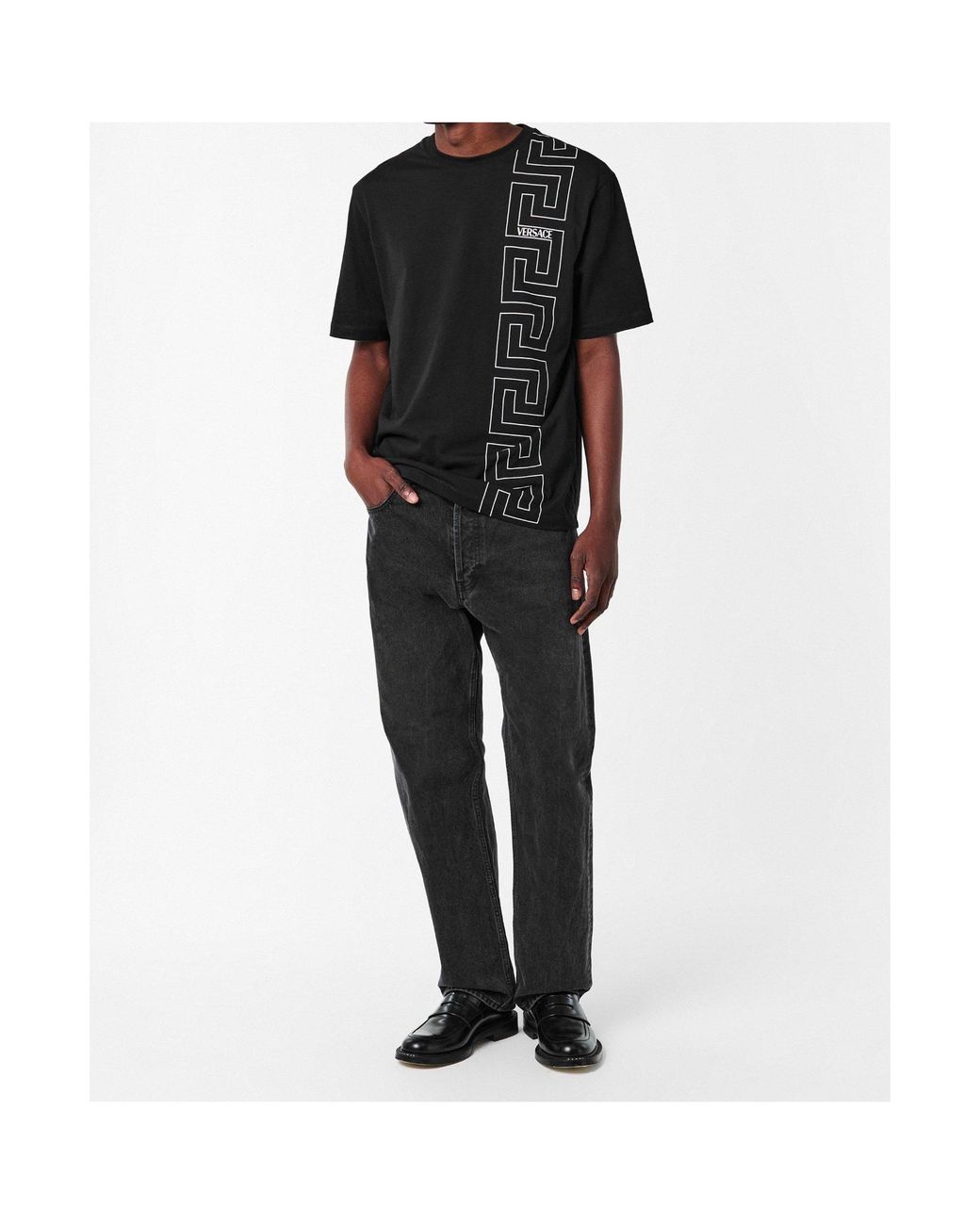 Versace Black Logo T-Shirt for men