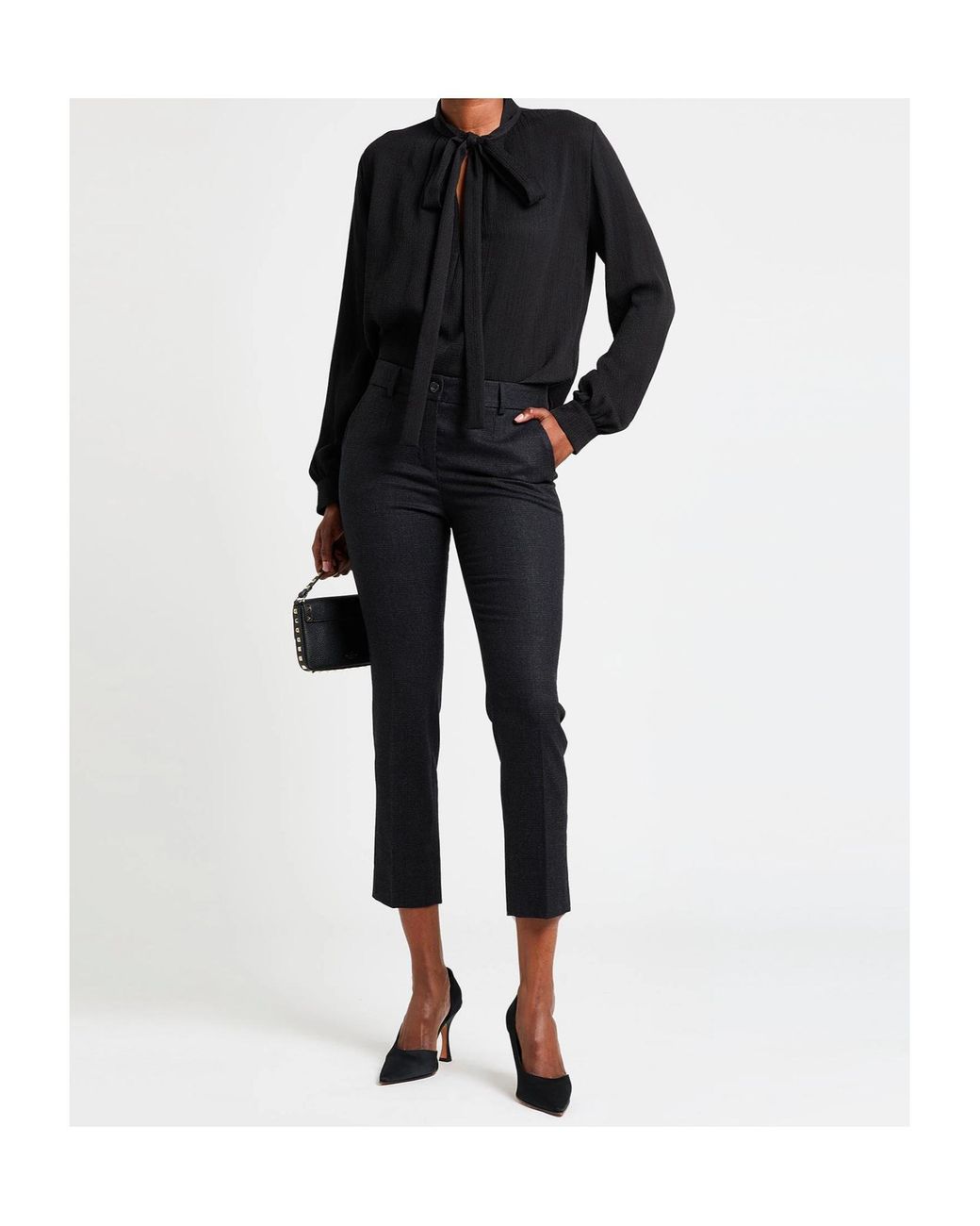 Dolce & Gabbana Blue Belt Loop Casual Pants