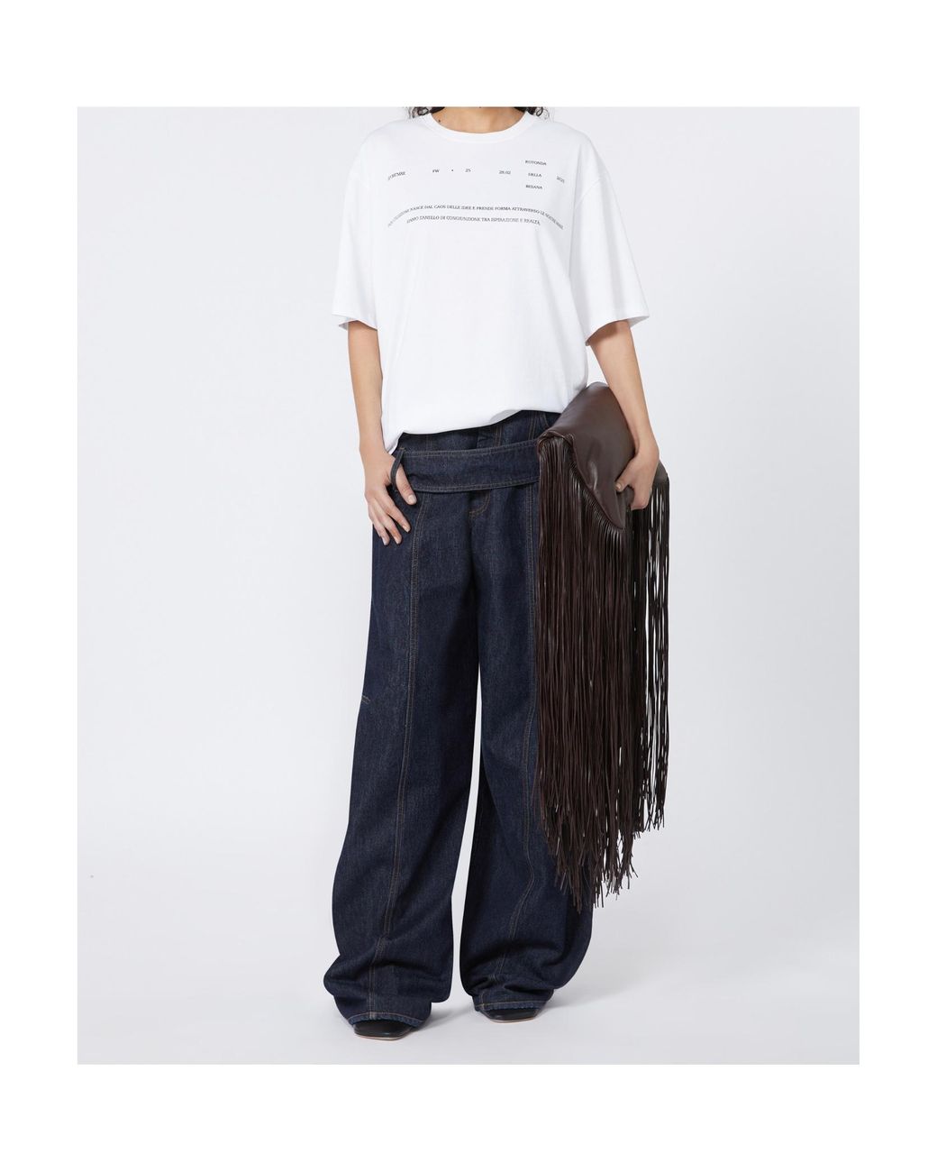 Sportmax White Biella Crewneck T-Shirt