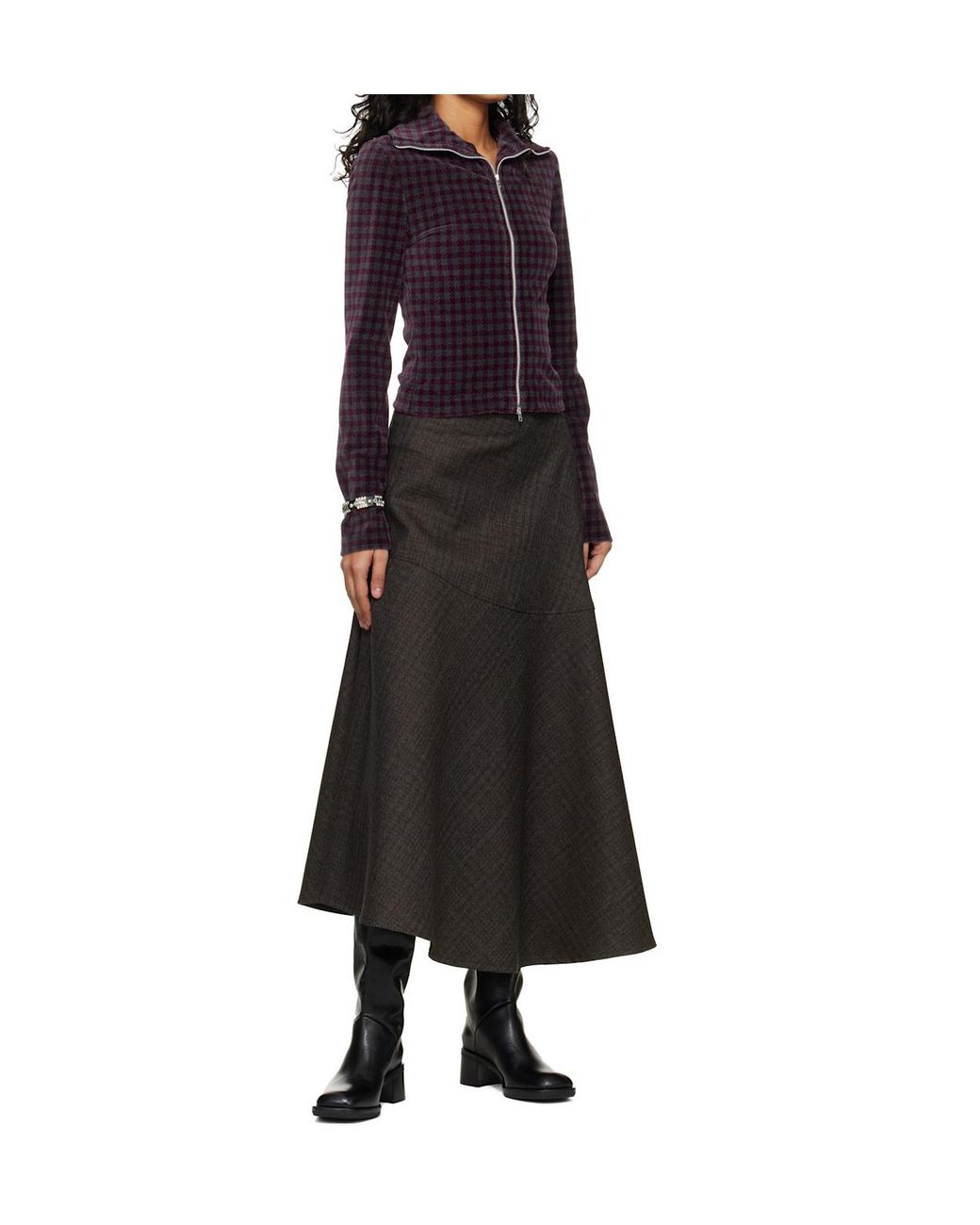 Our Legacy Black Alta Buckled Knee-High Boots