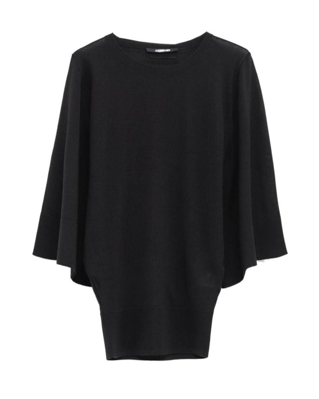 Jacquemus Black Mananco Short-Sleeved Jumper
