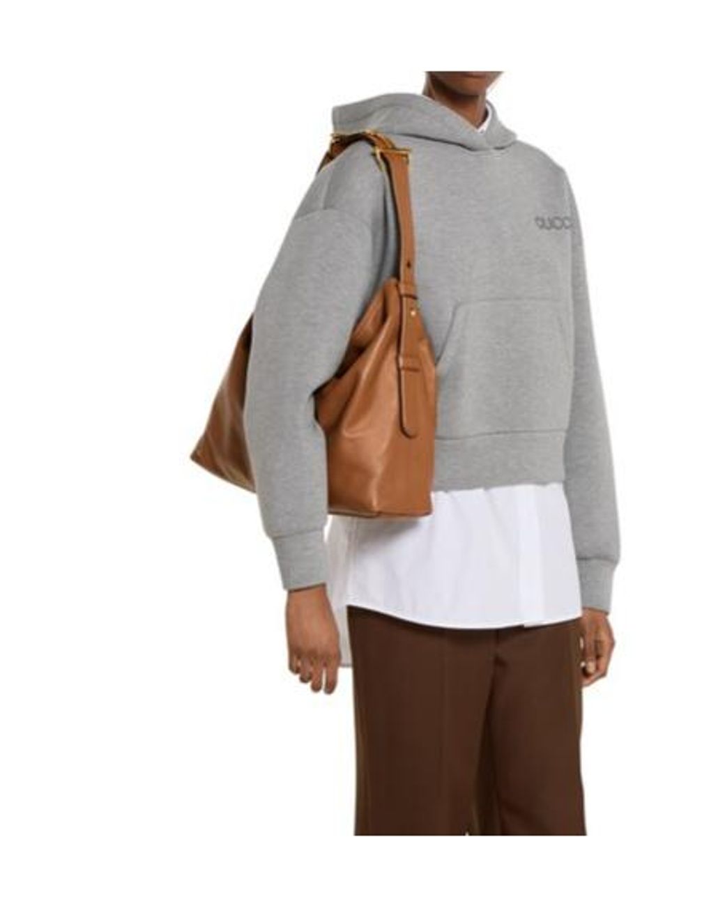 Gucci Brown Beatrix Shopping Bag Large Size