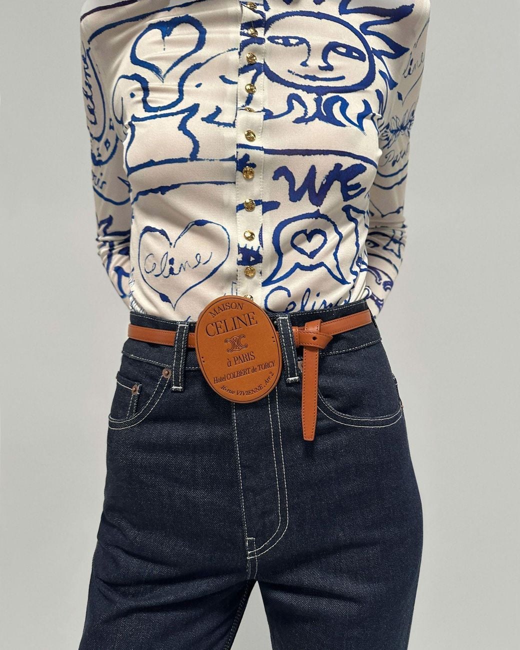 Céline Multicolor Maison Belt