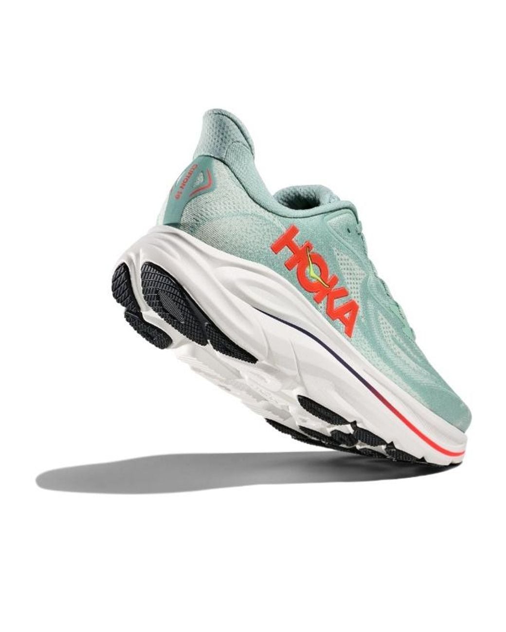 Hoka One One Blue Clifton 10 Lace-Up Sneakers for men