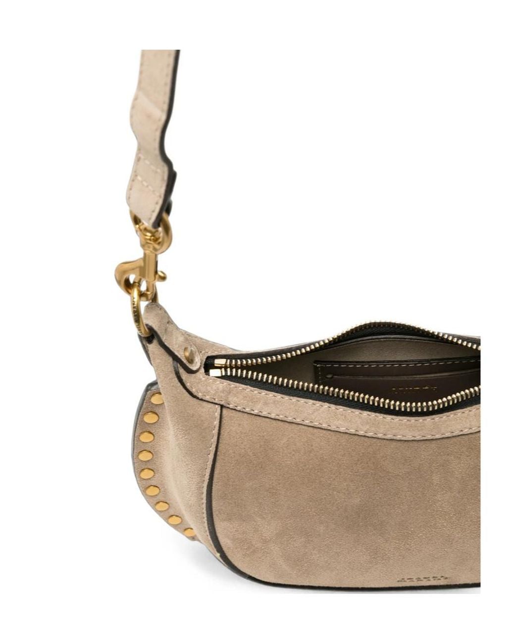Isabel Marant White Oskan Moon Bag