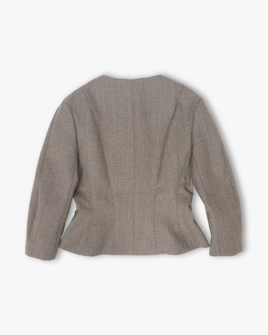 Jacquemus Gray Le Palmier Peplum Jacket