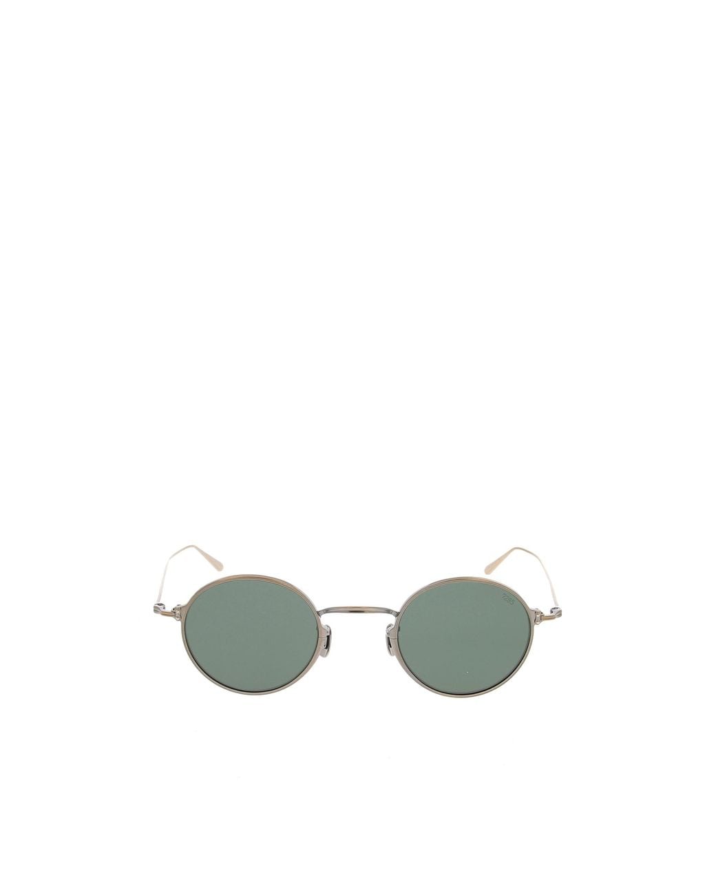 Eyevan 7285 Green 7285 Round Frame Sunglasses for men