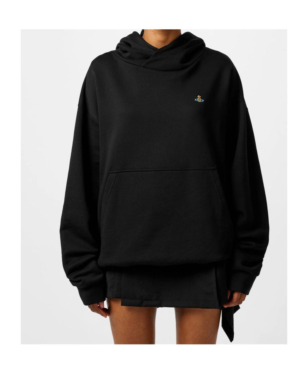 Vivienne Westwood Black Graffiti Orb Hoodie