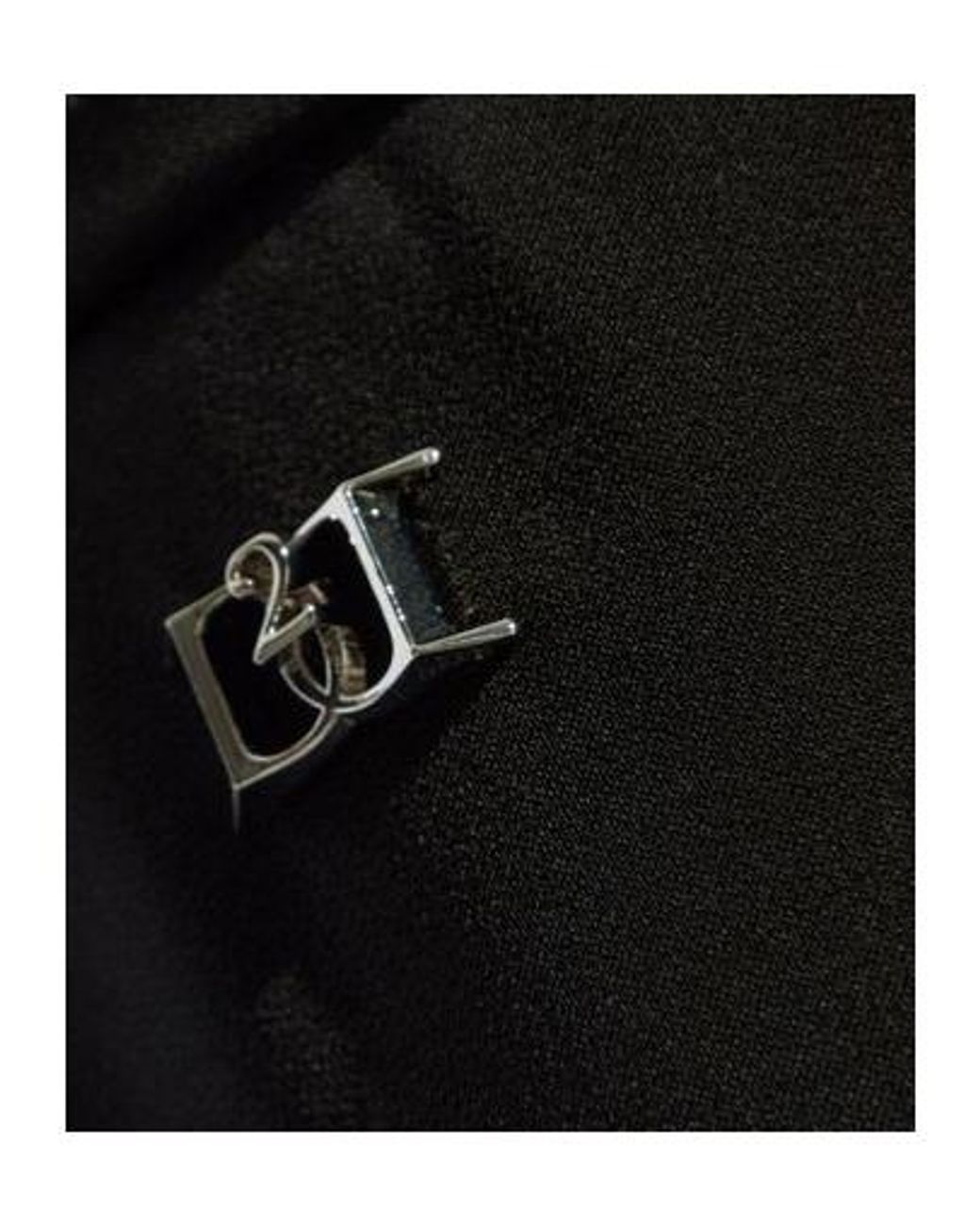 DSquared² Black Logo-Plaque Pleated Trousers