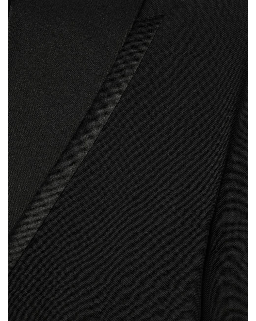 Dior Black Lapel Suit Jacket for men