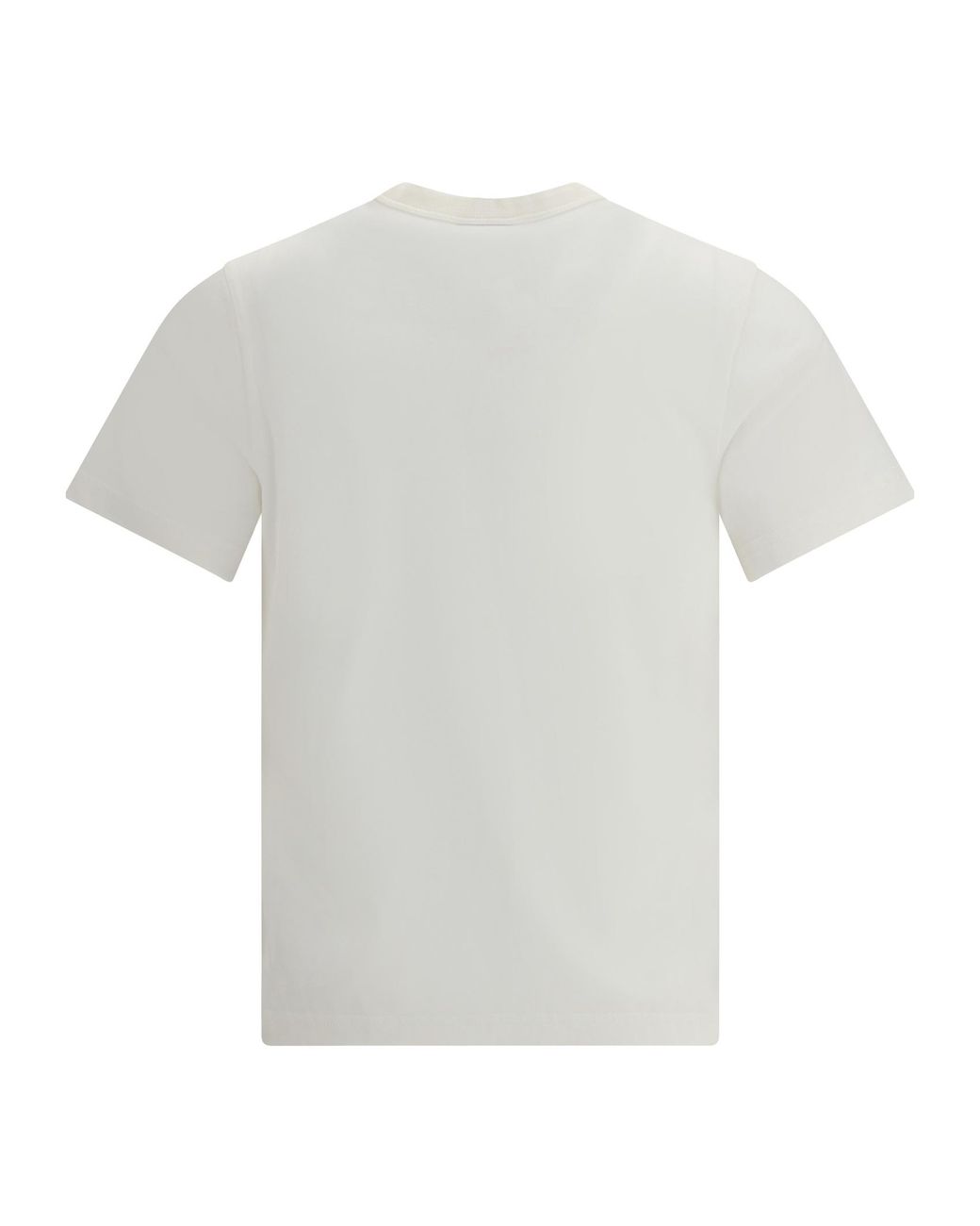 Courreges White Courrèges Logo Patch Crewneck T-Shirt