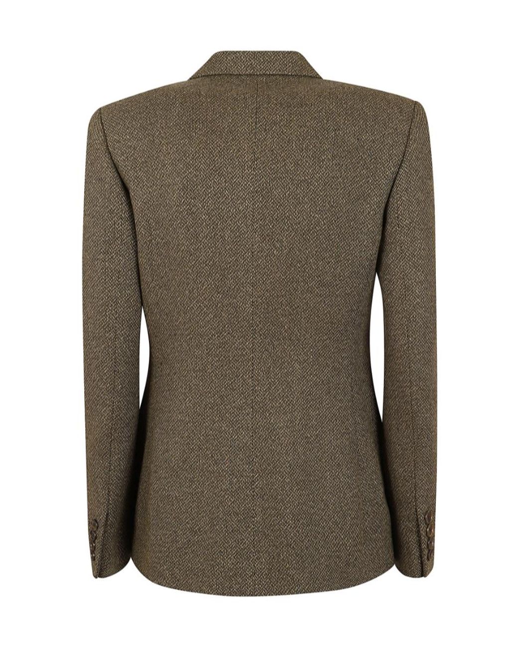Ralph Lauren Green Parker Single-Breasted Blazer