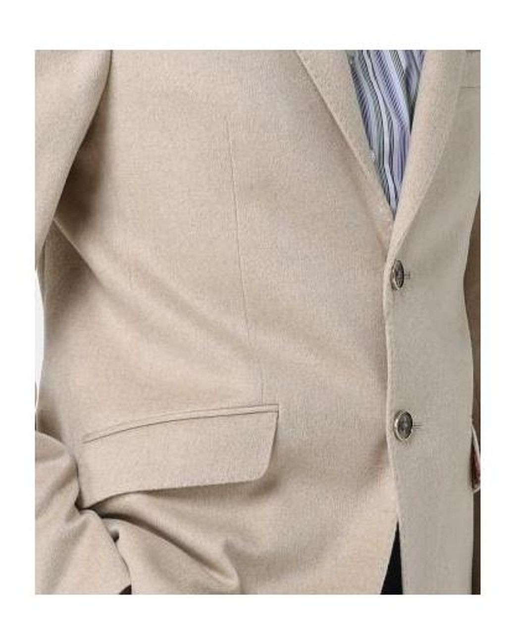 Etro Natural Paisley-Lined Cashmere Jacket for men