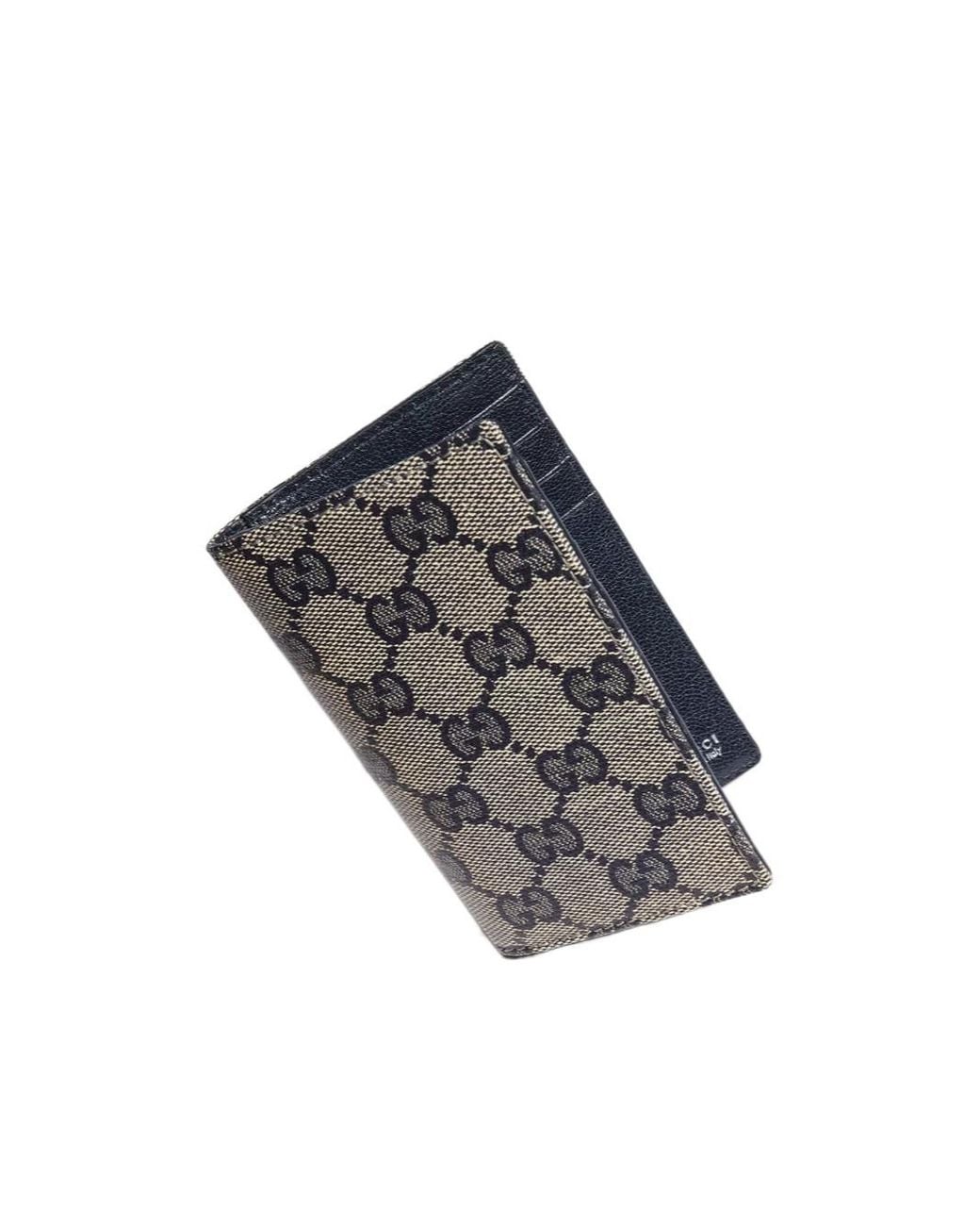 Gucci Gray Essence Classic Card Case for men