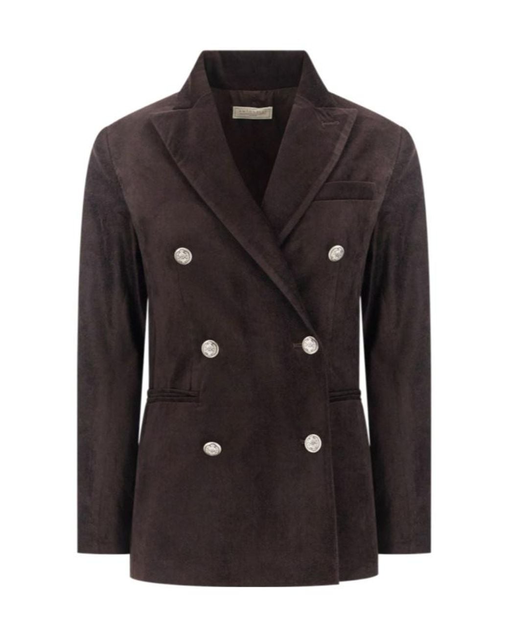Antonelli Black Double-Breasted Blazer