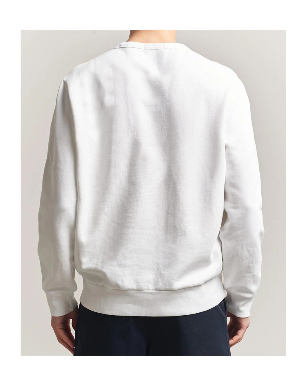 Polo Ralph Lauren White Logo Sweatshirt for men